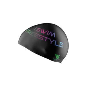 Vadox I Swim Freestyle Swimming Cap BLACK